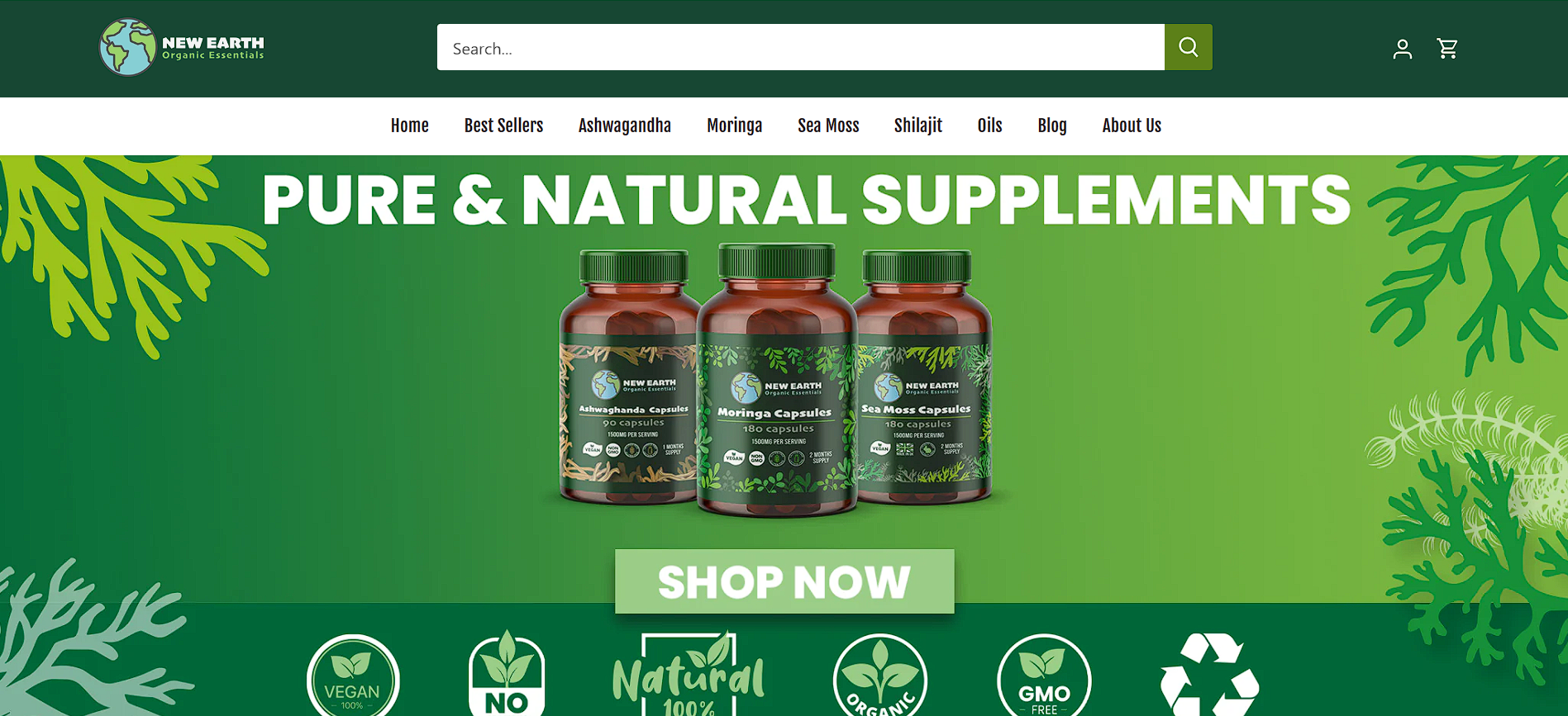 New Earth Organics - API thumbnail